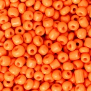 Seed beads 8/0 (3mm) Neon orange